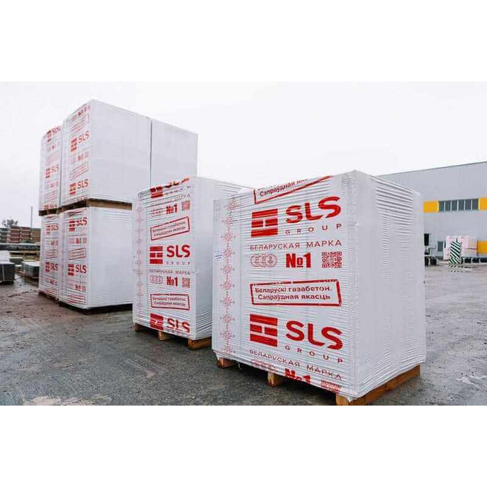 Газобетон Белорусский SLS D500 200х250х625 мм фото 2